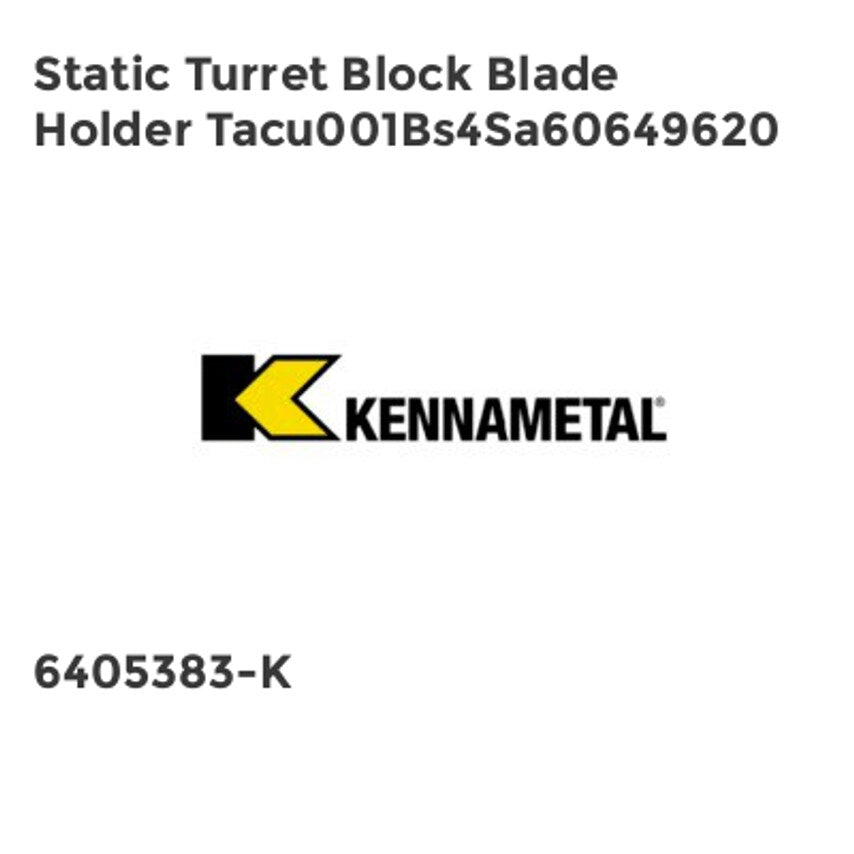 Static Turret Block Blade Holder Tacu001Bs4Sa60649620