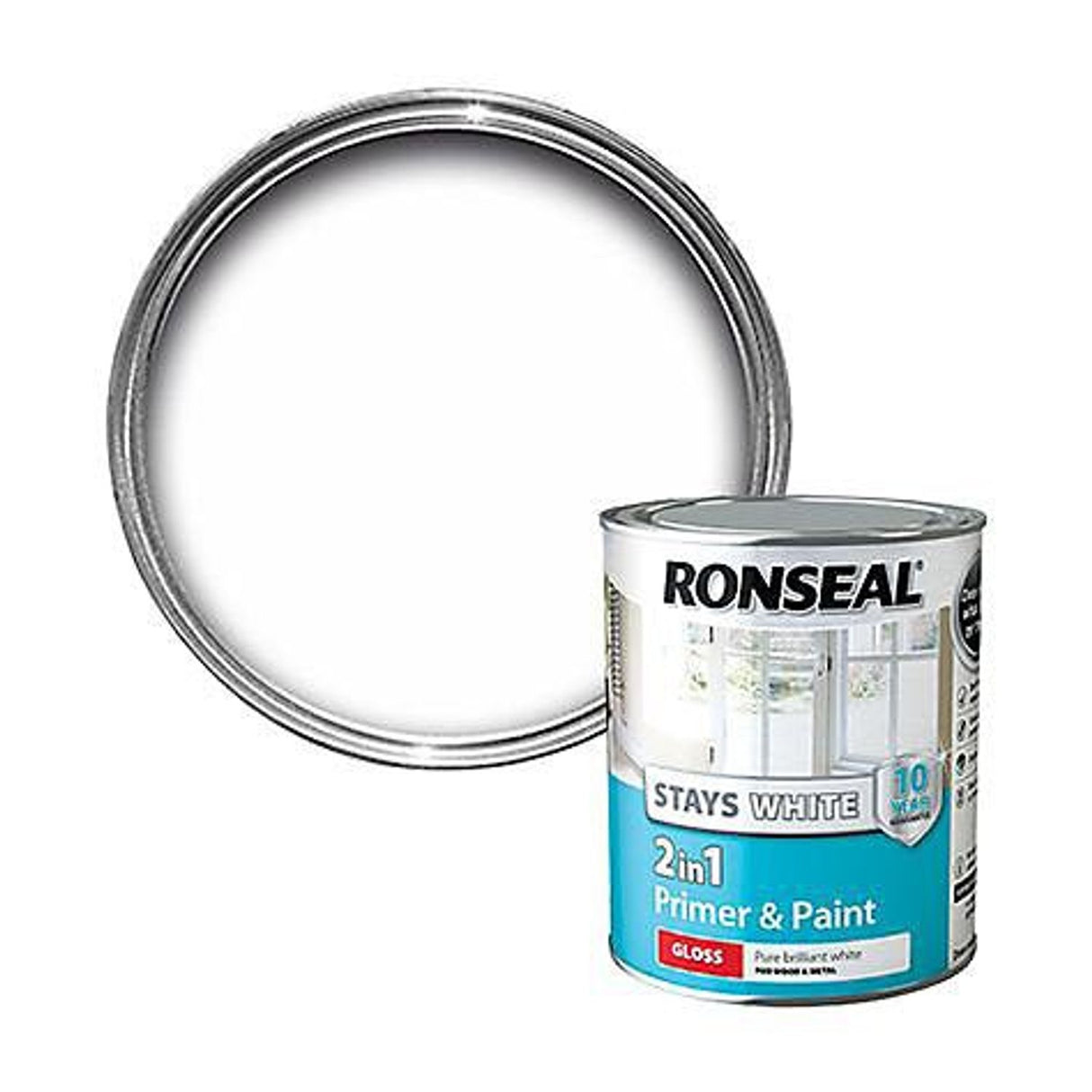 Stays White 2in1 Primer & Gloss Paint - 750ml
