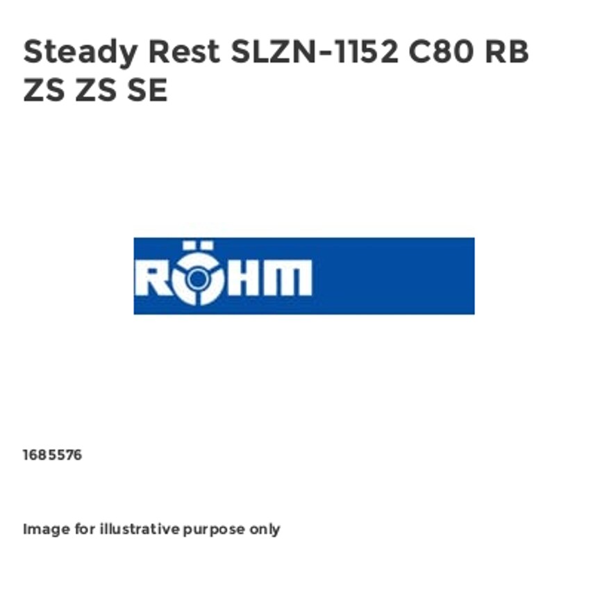 Steady Rest SLZN-1152 C80 RB ZS ZS SE