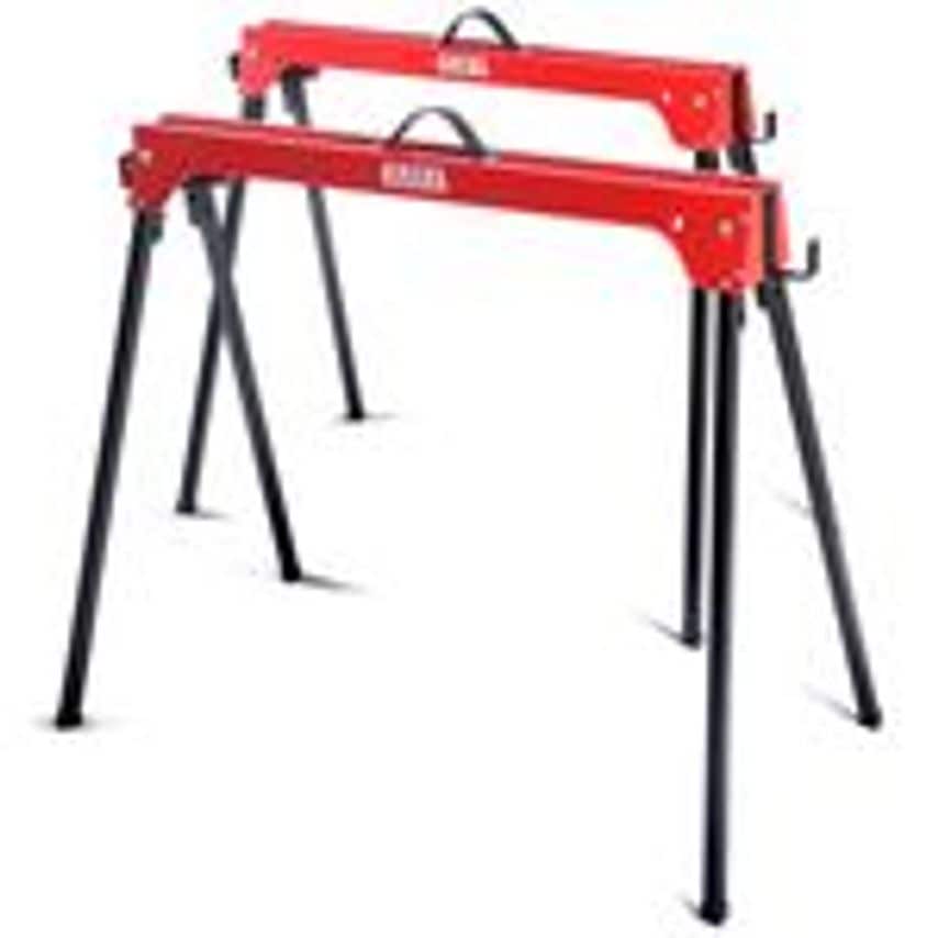 Steel Sawhorse Heavy Duty Twin Pack 500kg Capacity