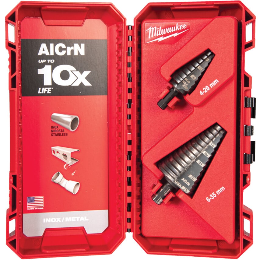 Step Drill Cobalt Alcrn Set Set of 2