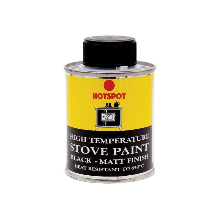 Stove Paint Matt Black 100ml HOT201010