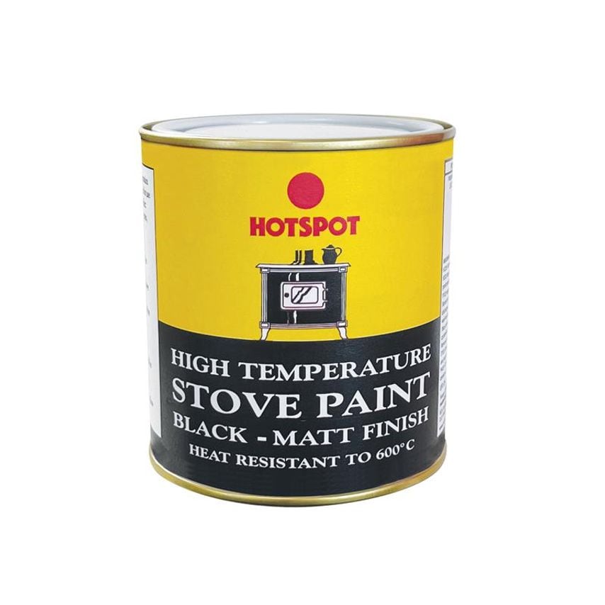 Stove Paint Matt Black 500ml HOT201040