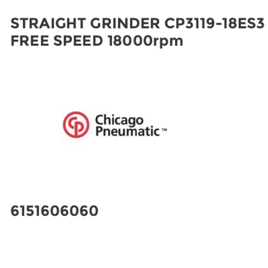 Straight Grinder CP3119-18ES3 Free Speed 18000RPM