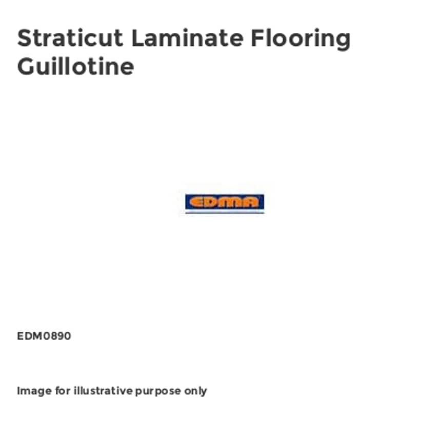 Straticut Laminate Flooring Guillotine EDM0890