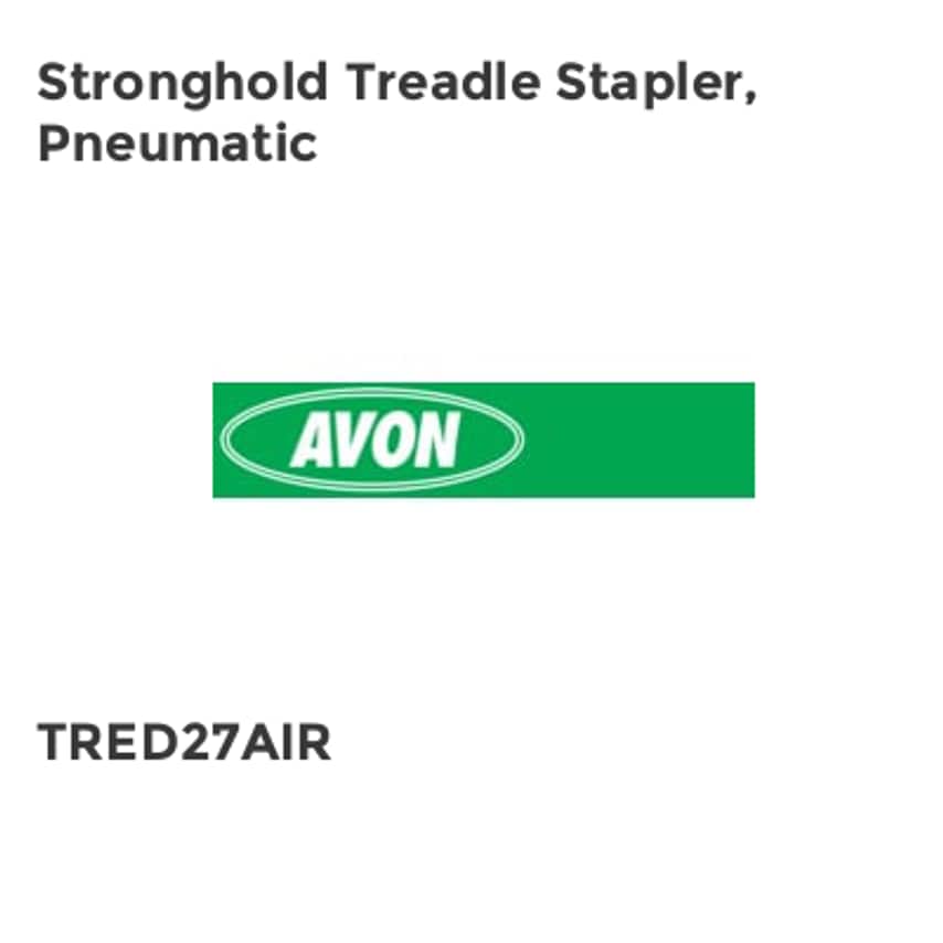 Stronghold Treadle Stapler, Pneumatic