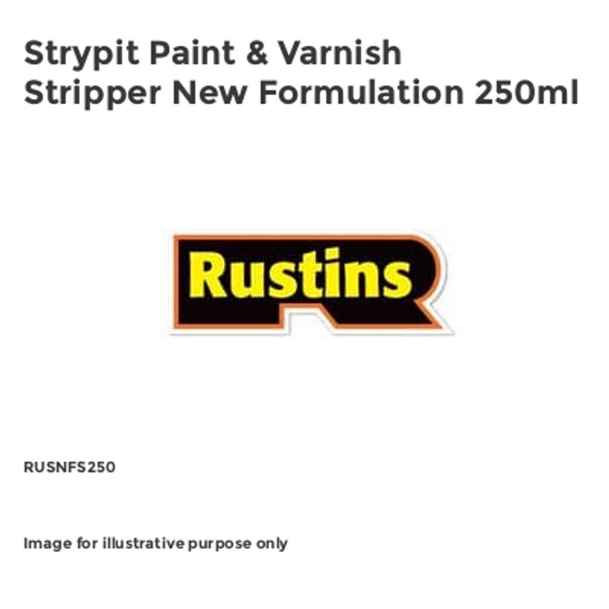 Strypit Paint & Varnish Stripper New Formulation 250ml RUSNFS250