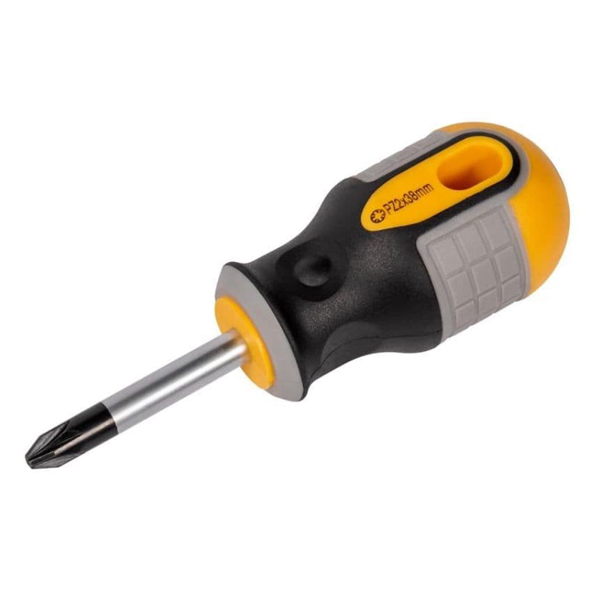 Stubby Screwdriver Pozidriv Tip PZ2 x 38mm
