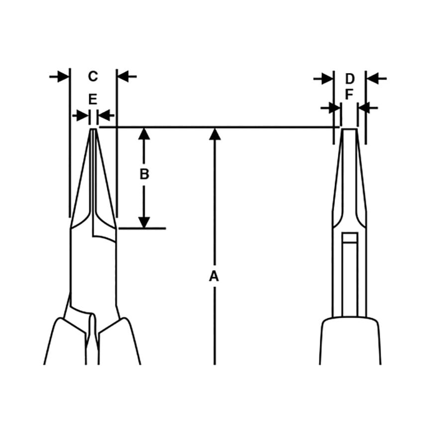 Supreme Flat Nose Smooth Jaw Pliers 120mm LIN7490