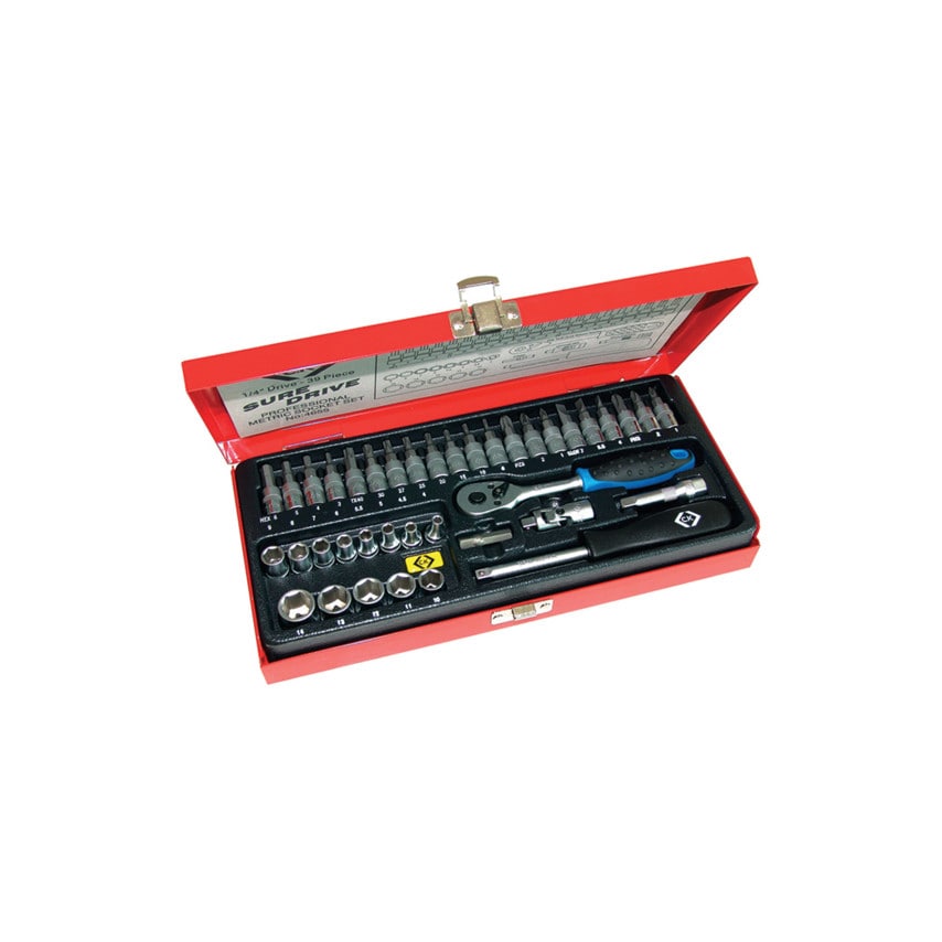Suredrive Socket Set 1/4in Dr