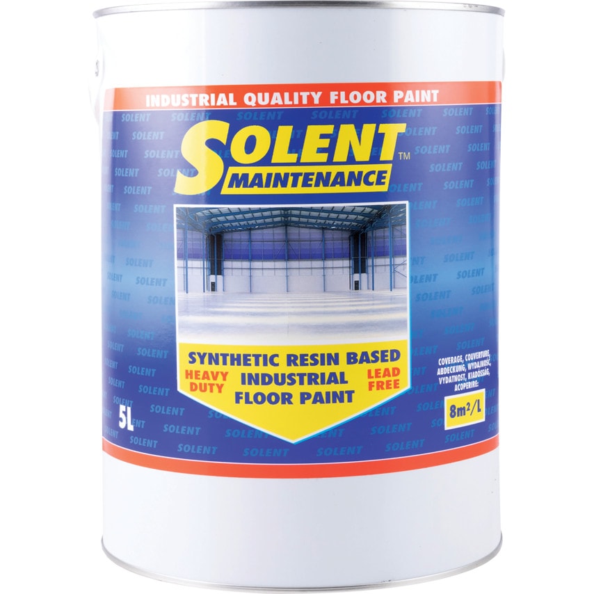 Synthetic Resin Based Industrial Dark Grey Floor Paint - 5LTR