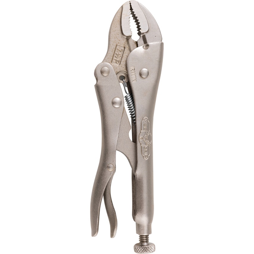 T0702EL4 - Curved Jaw Locking Pliers with Wire Cutter - 180mm-7"