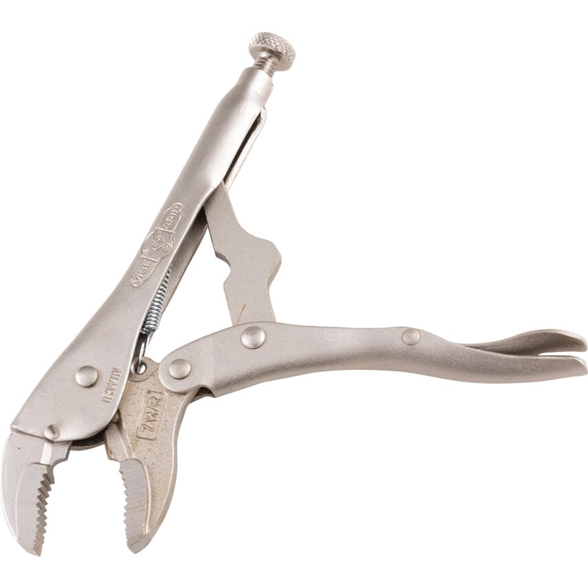 T0702EL4 - Curved Jaw Locking Pliers with Wire Cutter - 180mm-7"