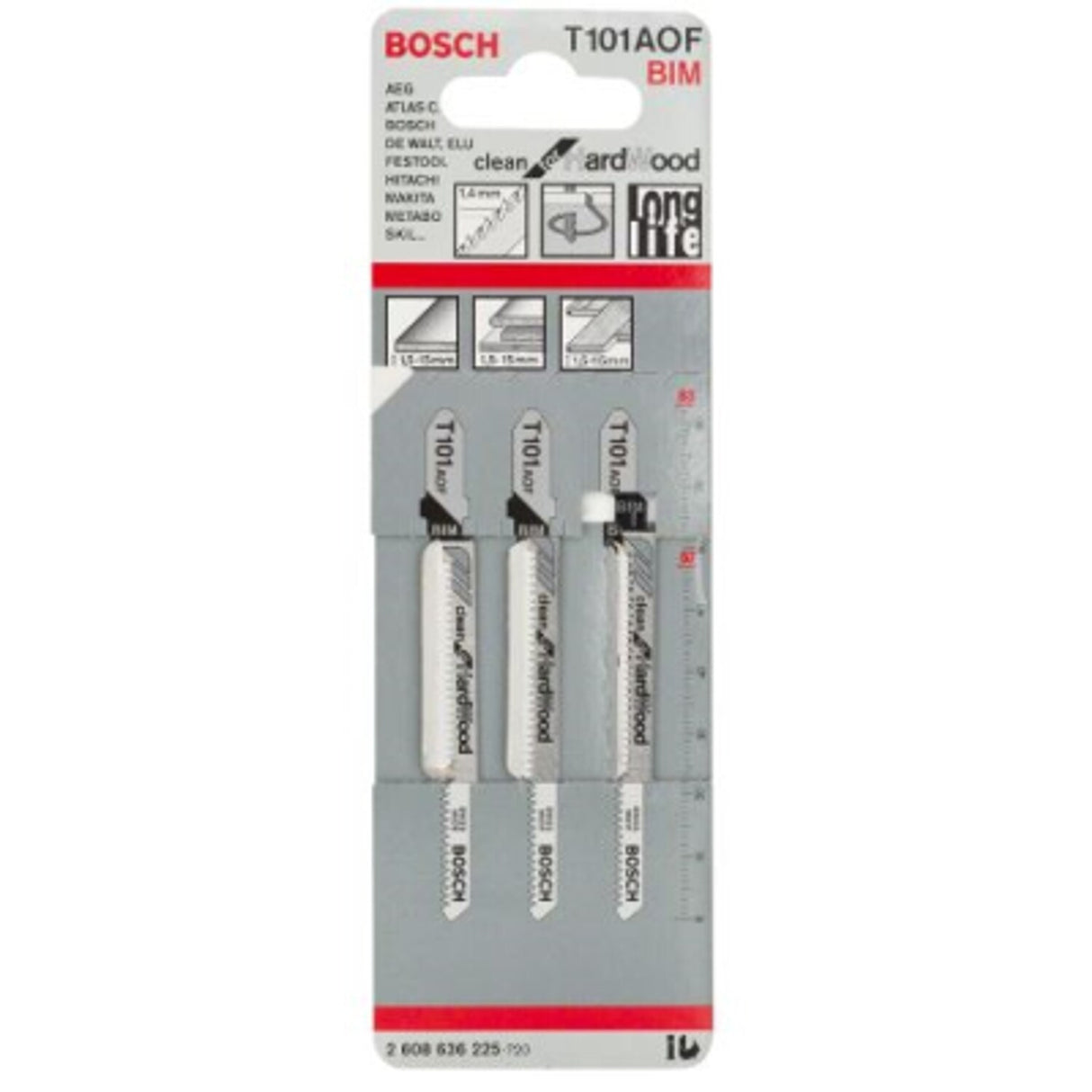 T101AOF Jigsaw Blades Clean for Hard Wood