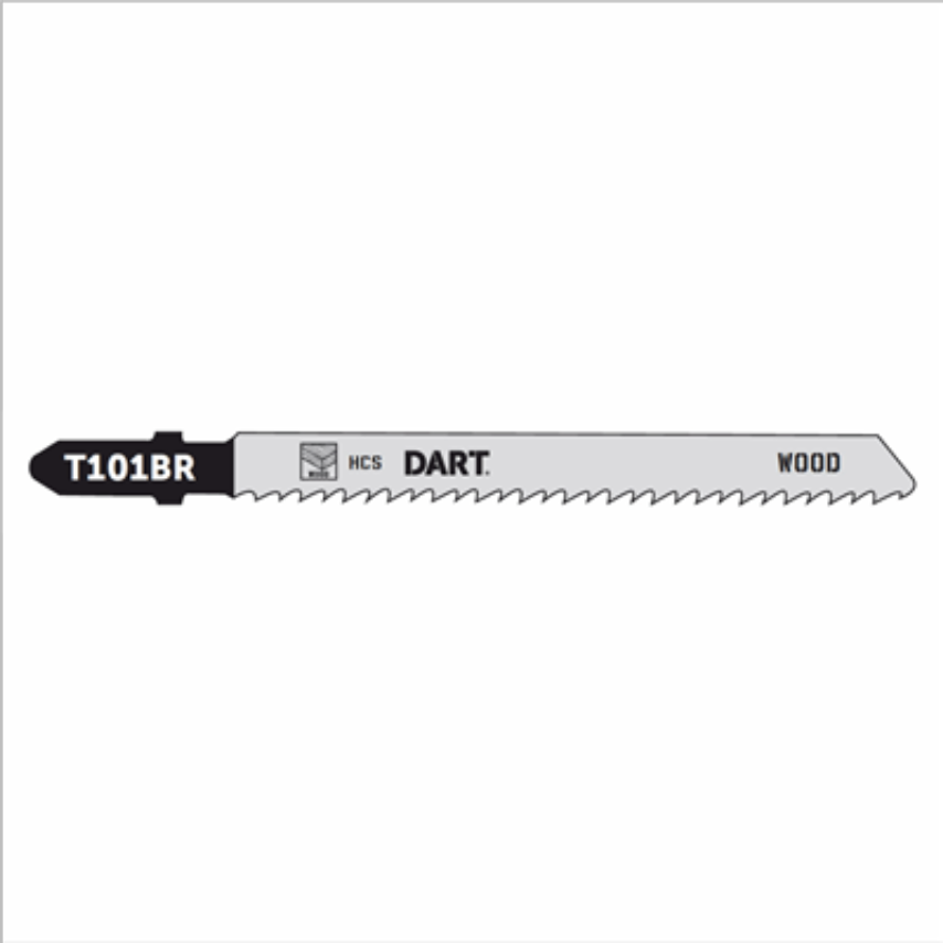 T101BR Wood Cutting Jigsaw Blade, Pack of 5