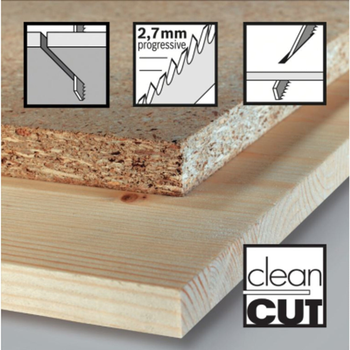 T101B Jigsaw Blades Clean for Wood