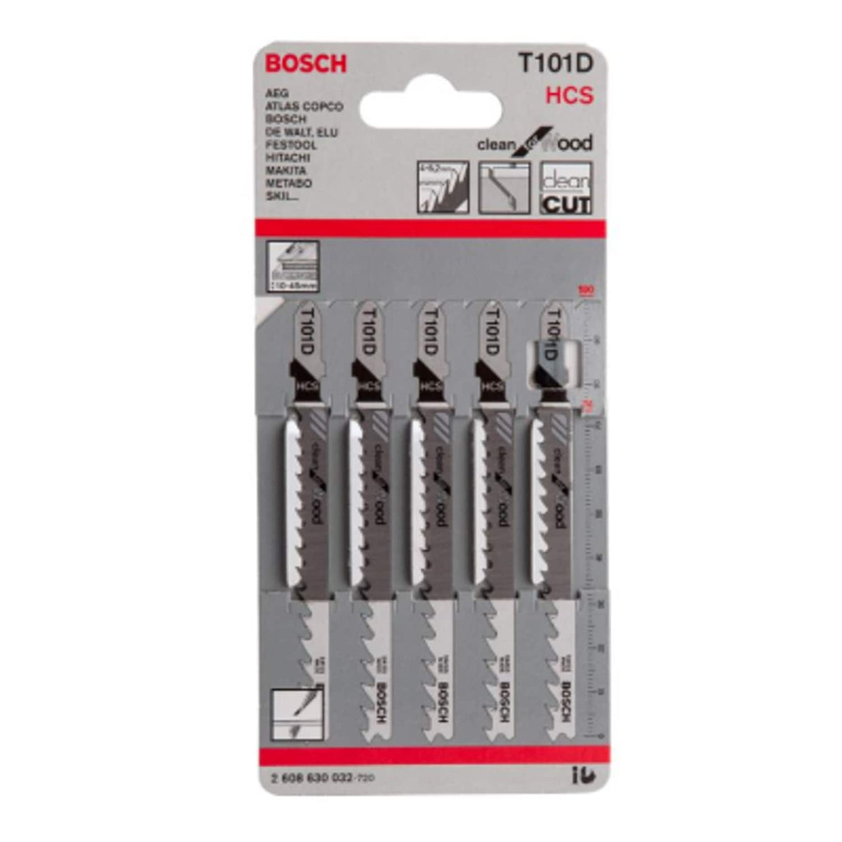 T101D Jigsaw Blades Clean for Wood