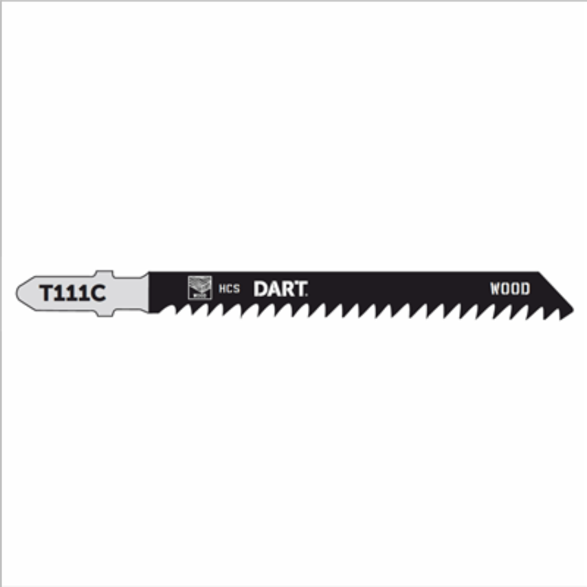 T111C Wood Cutting Jigsaw Blade, Pack of 5