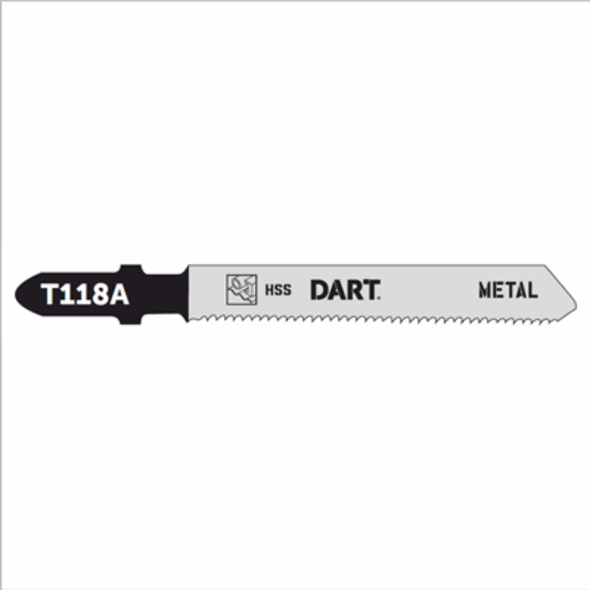 T118A Metal Cutting Jigsaw Blade, Pack of 5