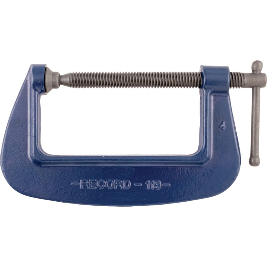 T1194 4" Capacity Medium Duty Forged G-Clamp