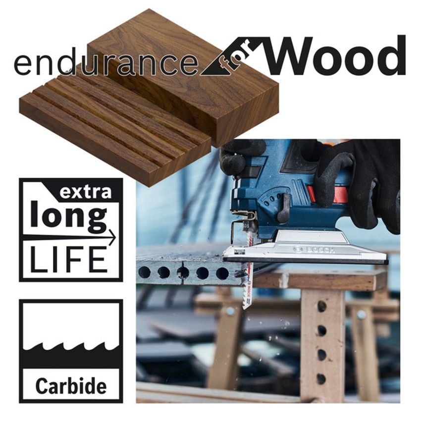 T144DHM Expert for Hardwood Fast Jigsaw Blades (3 Pack)