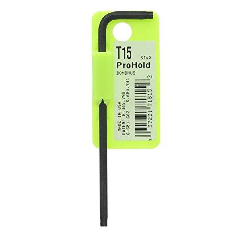 T15 TORX ProHold Long Series Hex Key, TX15, 71815