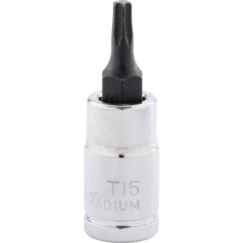 T15 TORX Screwdriver Bit 1/4" Square Drive
