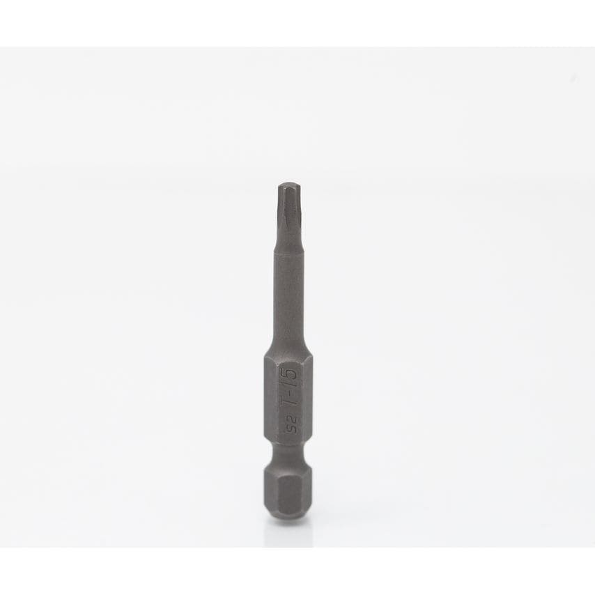 T15 Torx TX-Star 1/4" Hex Insert Bit S2 Steel 50mm Long