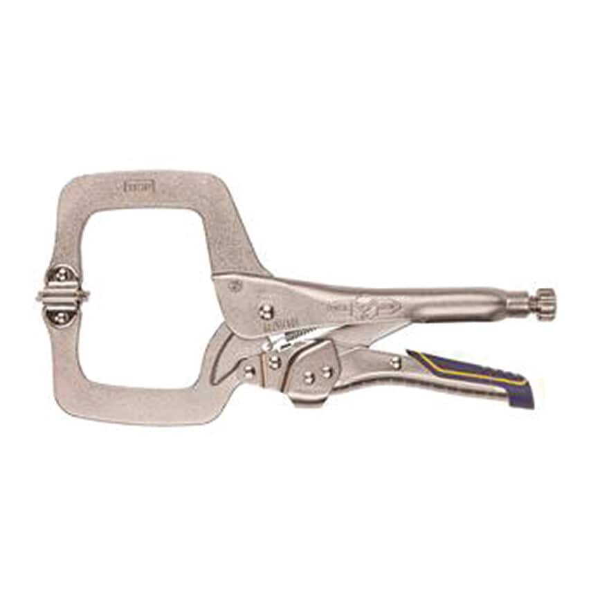T165EL4 4SP 4" Locking C-Clamp comes with Swivel Pads