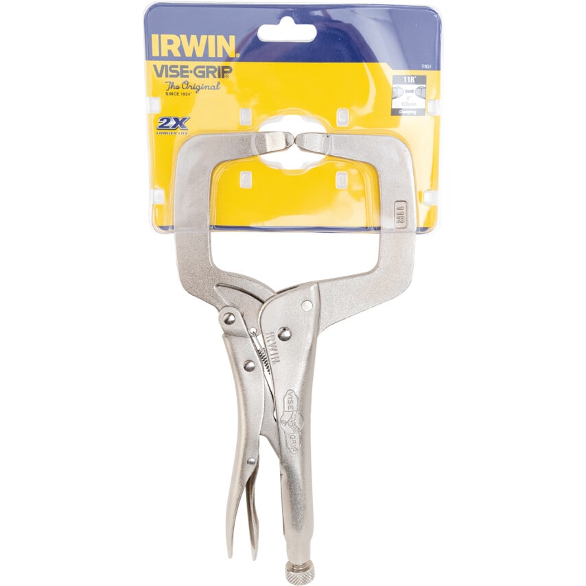 T19EL4 11R 11" Locking C-Clamp Regular Tips