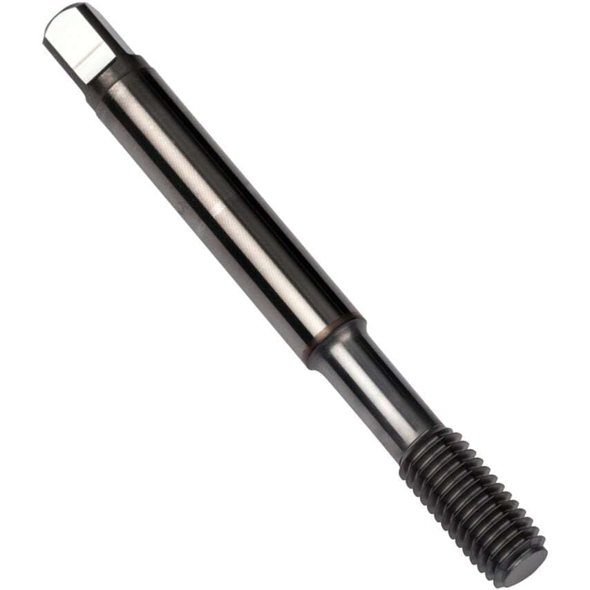 T215 M6X1 Carbide Metric Coarse Fluteless Machine Tap - TiCN Coated DIN 2174