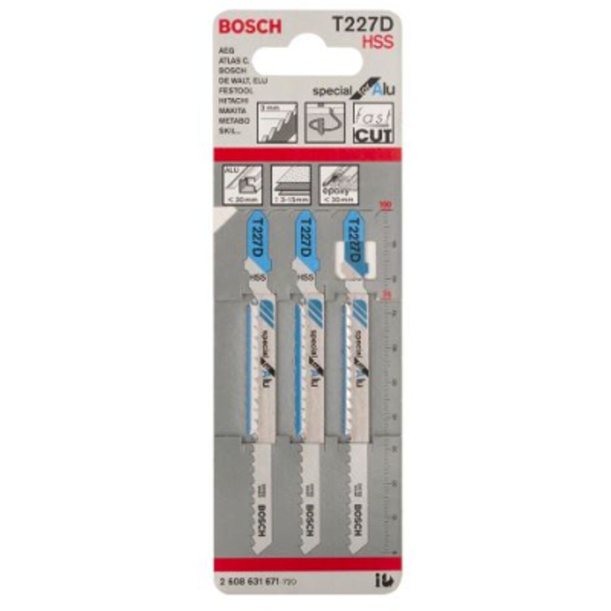 T227D Jigsaw Blades Special for Aluminium