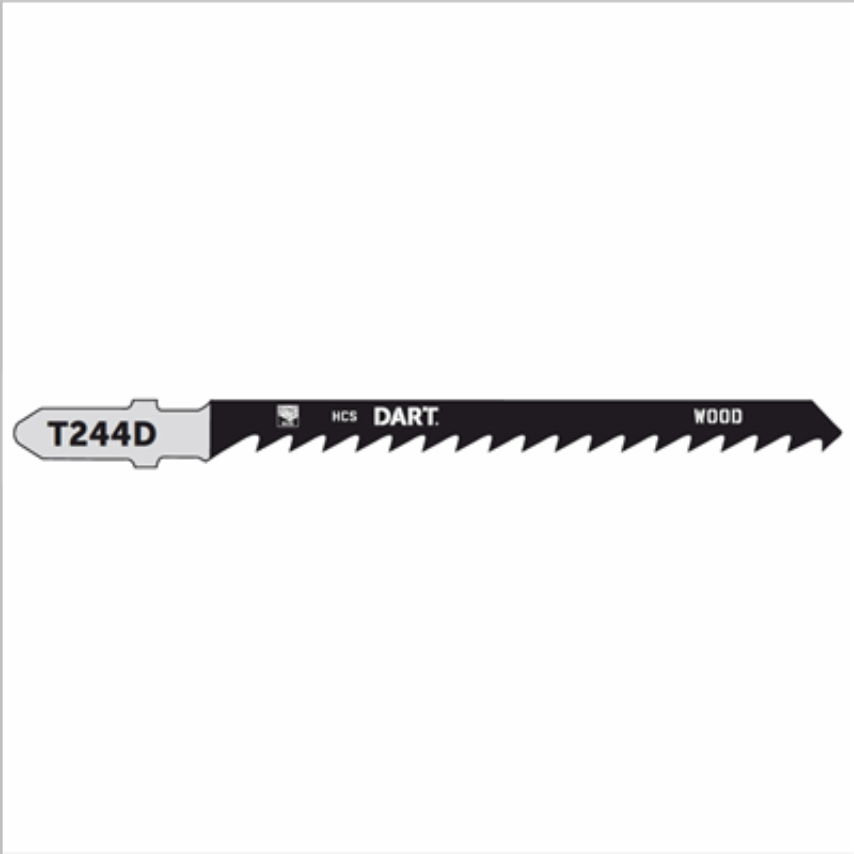 T244D Wood Cutting Jigsaw Blade, Pack of 5