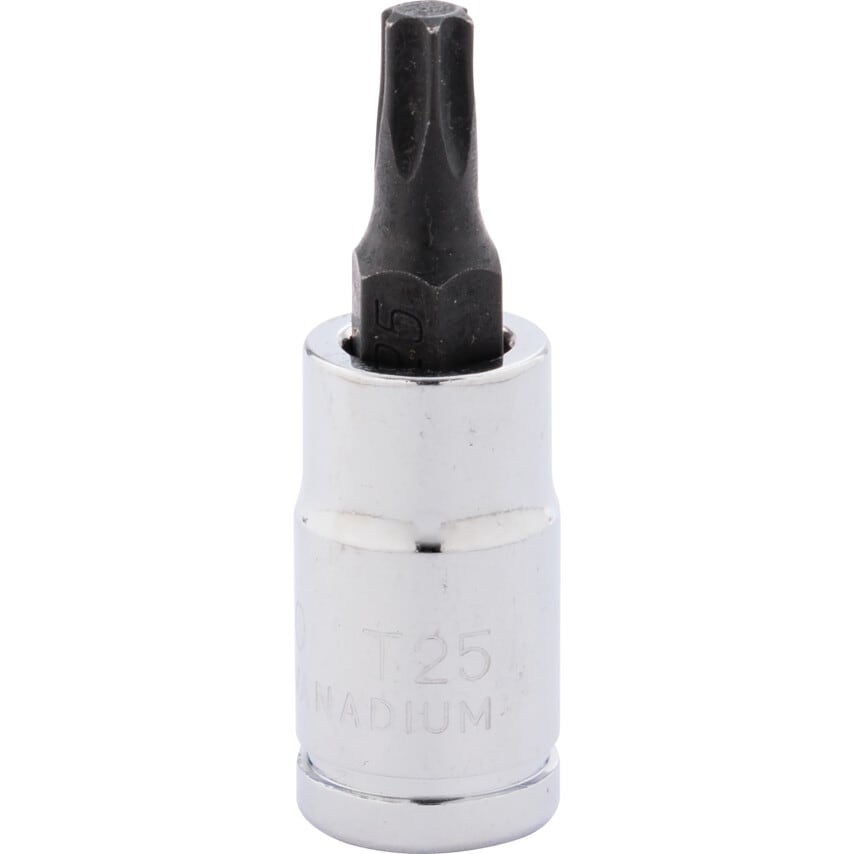 T25 TORX Screwdriver Bit 1/4" Square Drive