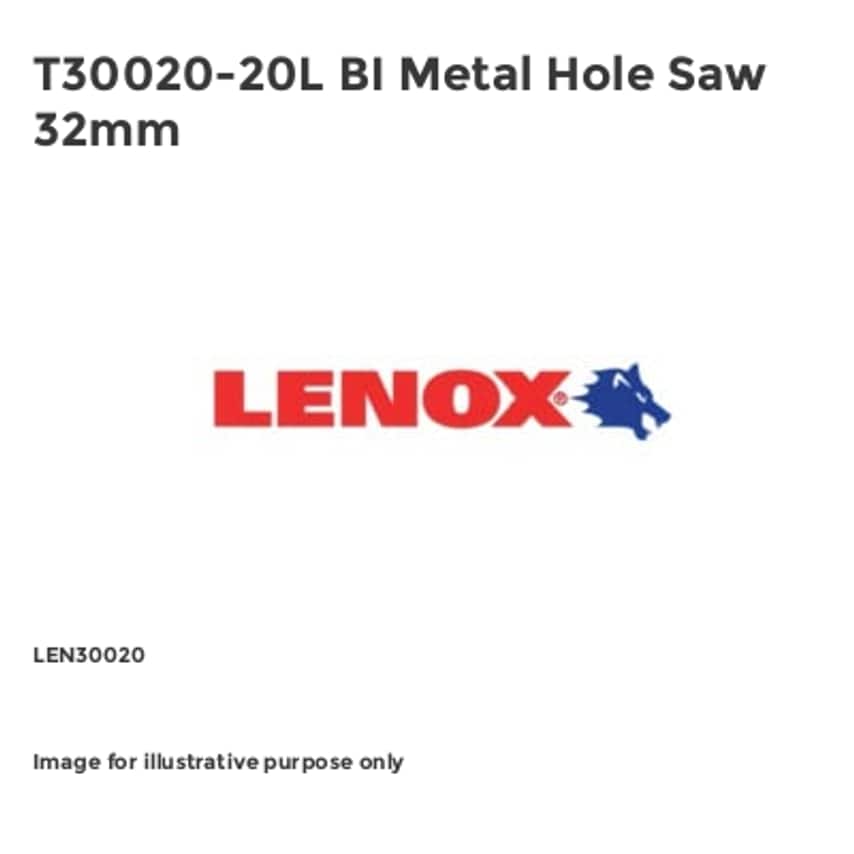 T30020-20L BI Metal Hole Saw 32mm