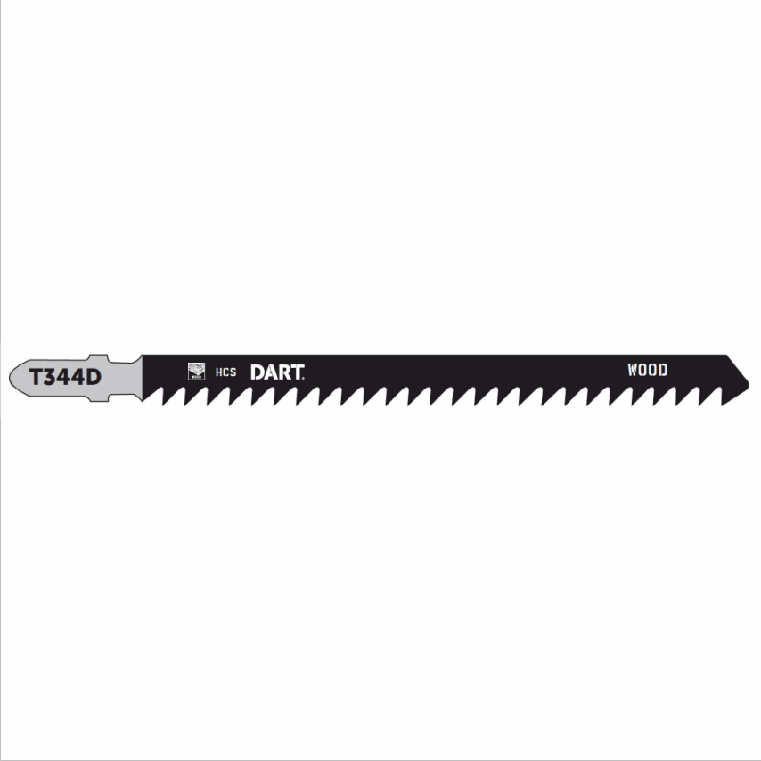 T344D Wood Cutting Jigsaw Blade, Pack of 5