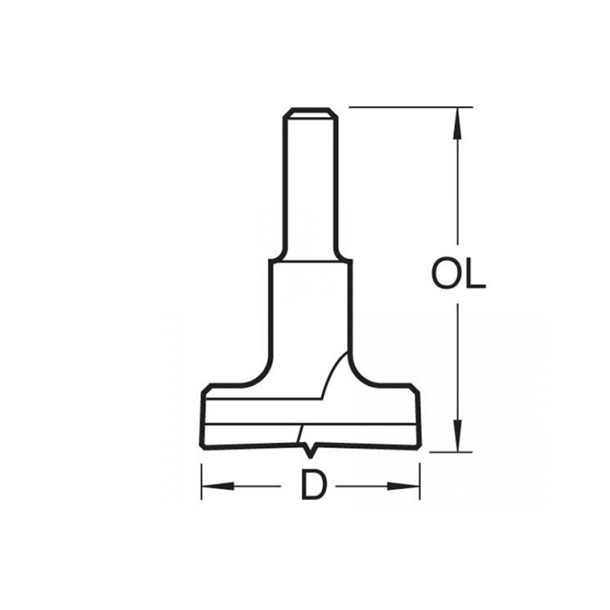 T420/35 x 8mm TCT Hinge Sinking 35mm Diameter TRET420358TC
