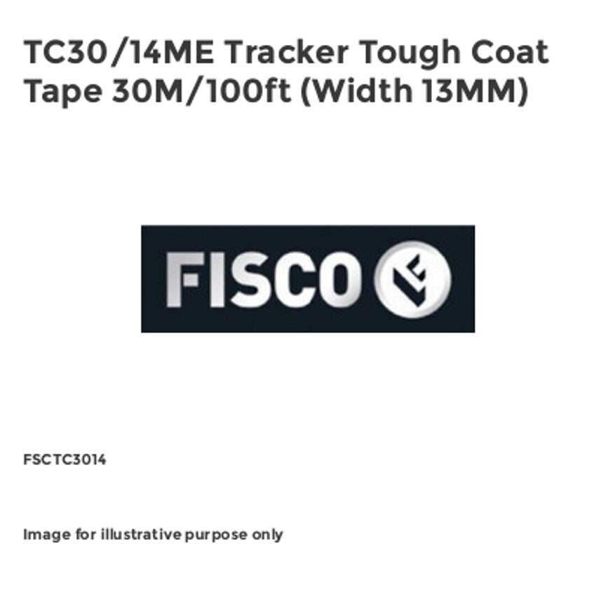 TC30/14ME Tracker Tough Coat Tape 30M/100ft (Width 13MM)