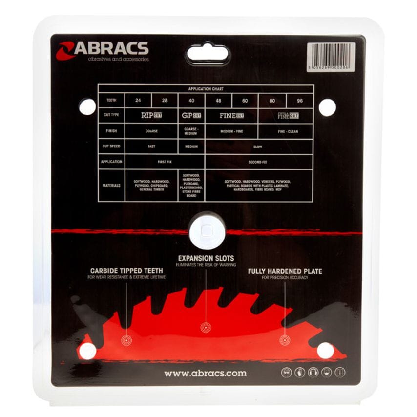 TCT25080 TCT Circular Saw Blade for Wood 250 x 30mm x 80T