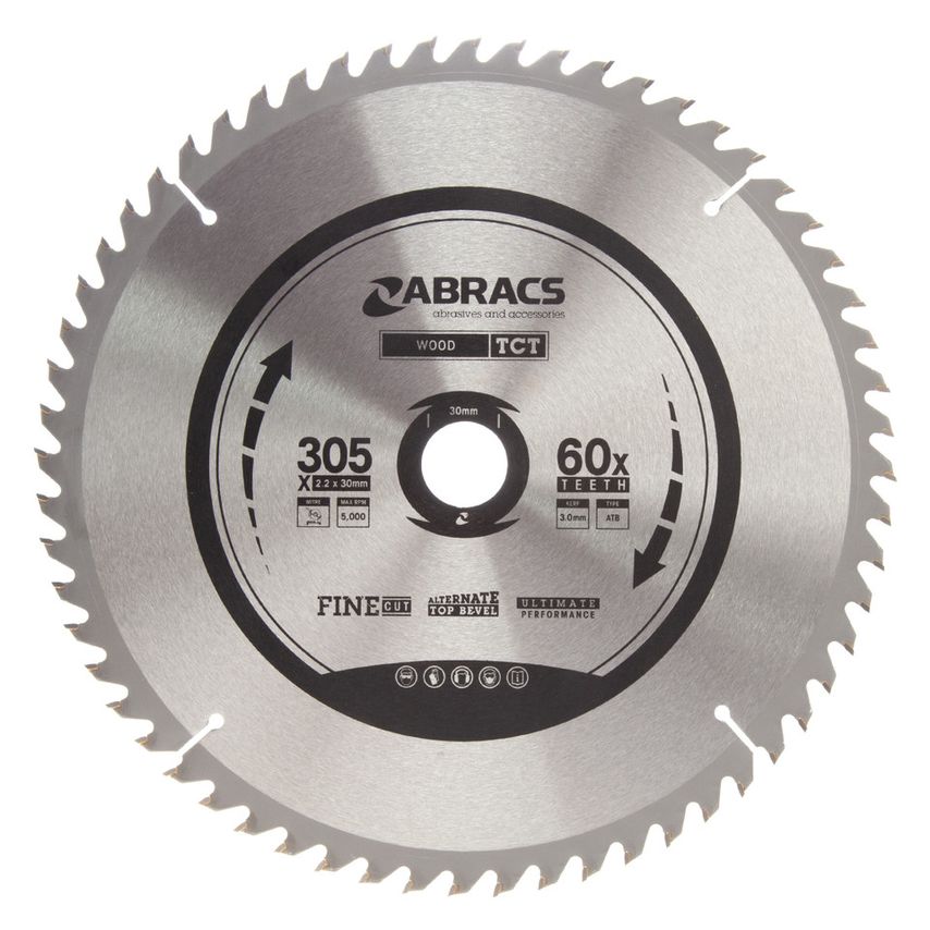 TCT30560 TCT Circular Saw Blade for Wood 305 x 30mm x 60T