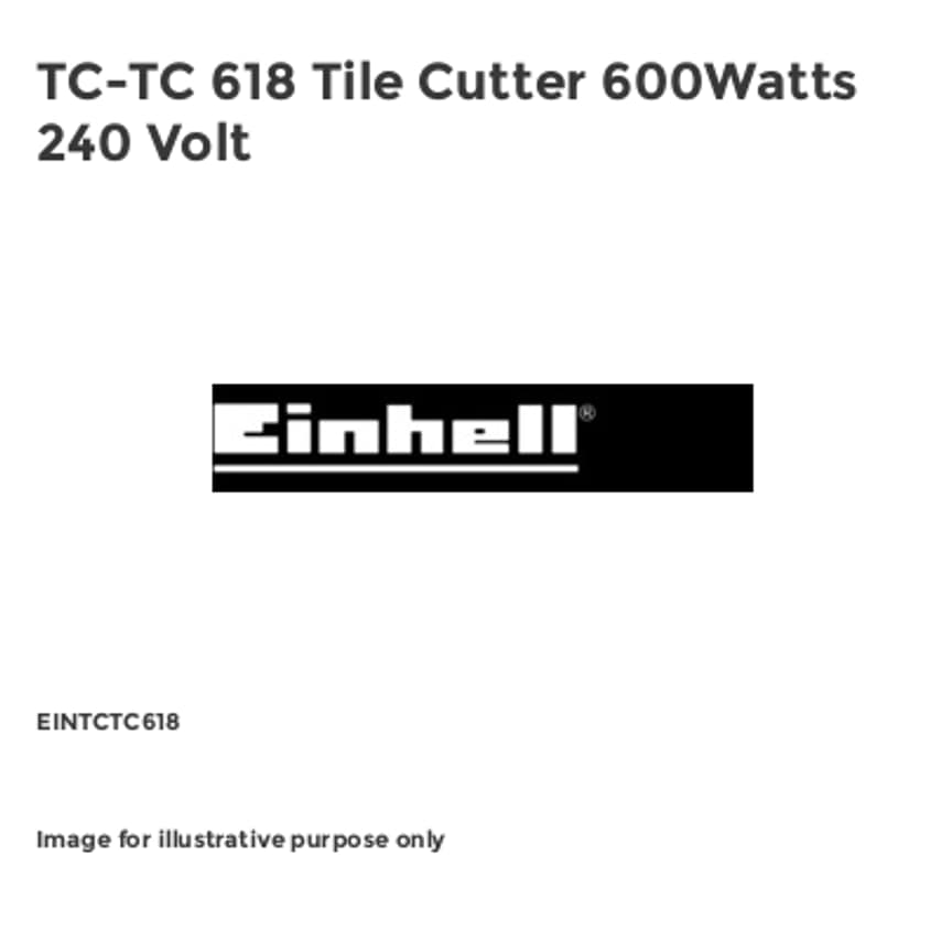 TC-TC 618 Tile Cutter 600Watts 240 Volt