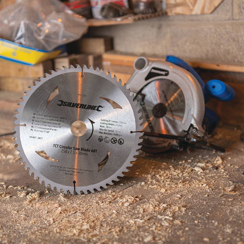 TCT Circular Saw Blades (Pack of 2) 250 x 30 to 25, 20, 16mm Rings