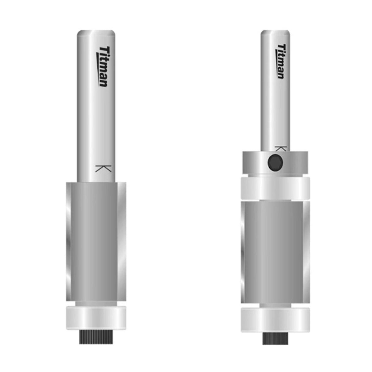 TCT Flush Trim Bearing Guided - TTIBGT38-1/4