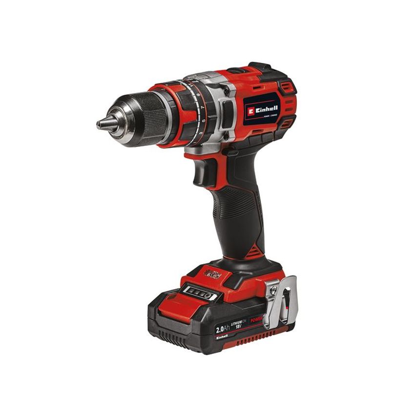 TE-CD 18/50 Li-i BL Power X-Change Combi Drill 18V 2 x 2.0Ah Li-ion EINTECD1850
