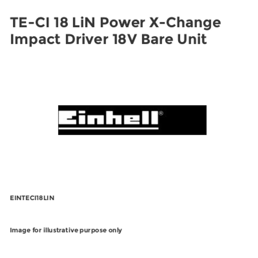TE-CI 18 LiN Power X-Change Impact Driver 18V Bare Unit