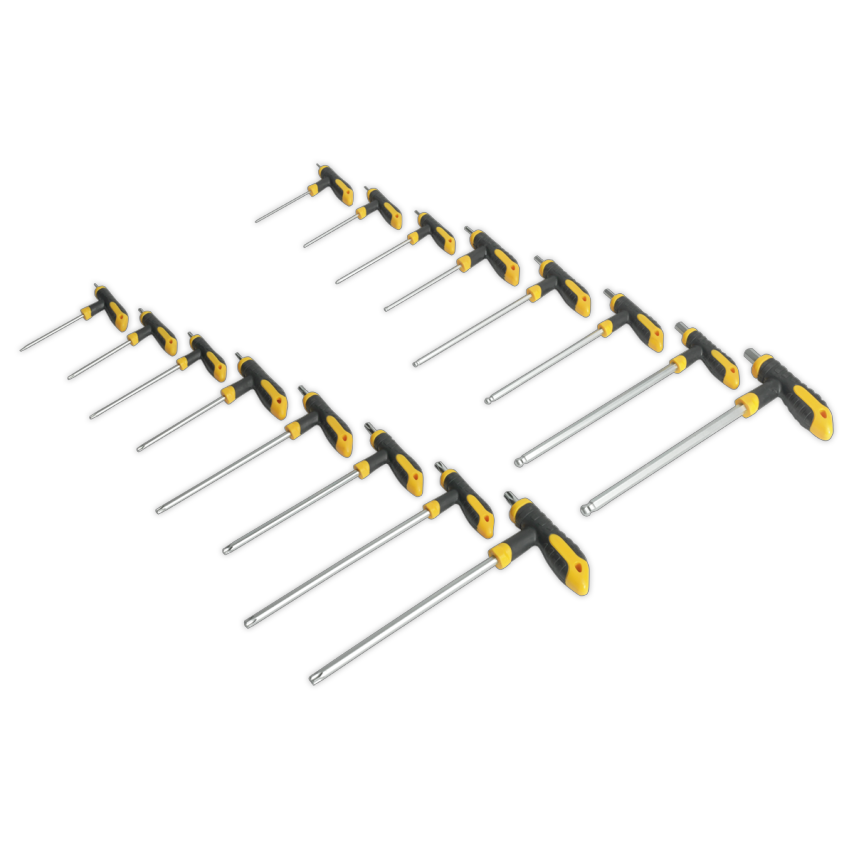 T-Handle TRX-Star* & Hex Key Set 16 Piece