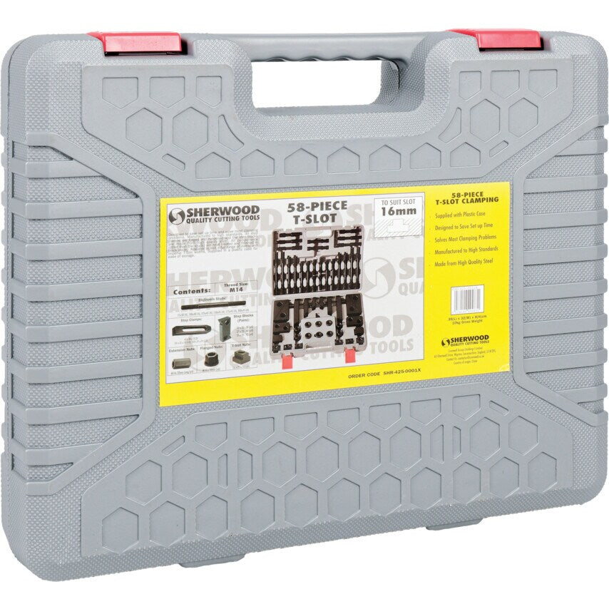 TK14 M14-16MM T-Slot Clamping Kit (58-Piece)