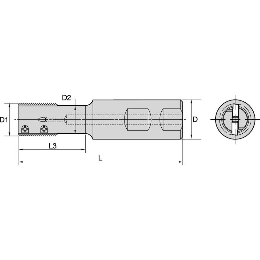 TM25D081L175Z3 TM25 Thread Milling Cutter Inch