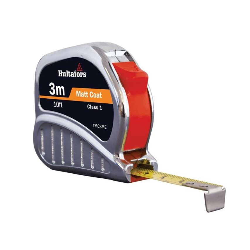 TM3ME Chrome Tri-Matic Pocket Tape 3m/10ft (Width 13mm) HUL368013