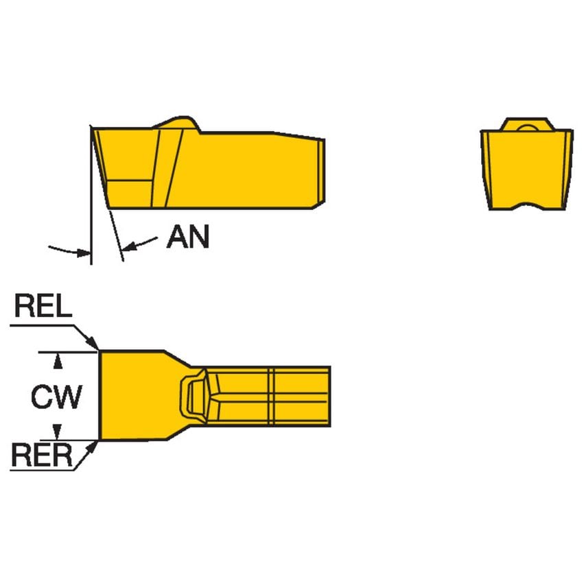 T-Max Q-Cut Insert for Grooving N151.3-300-30-4G1125
